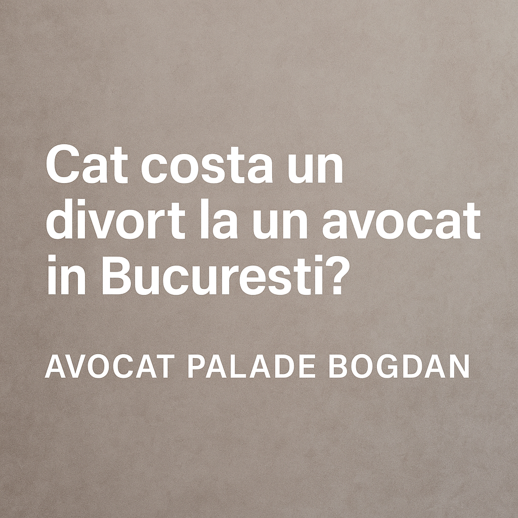 Cat costa un divort?