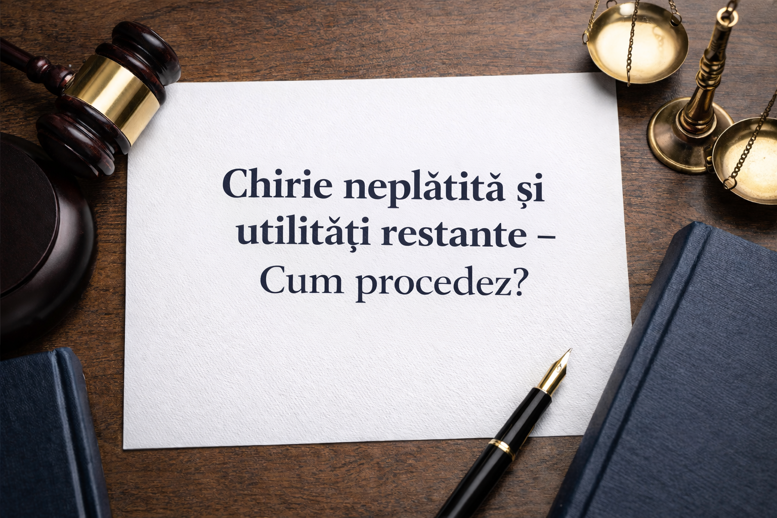 Chirie și utilități neplătite