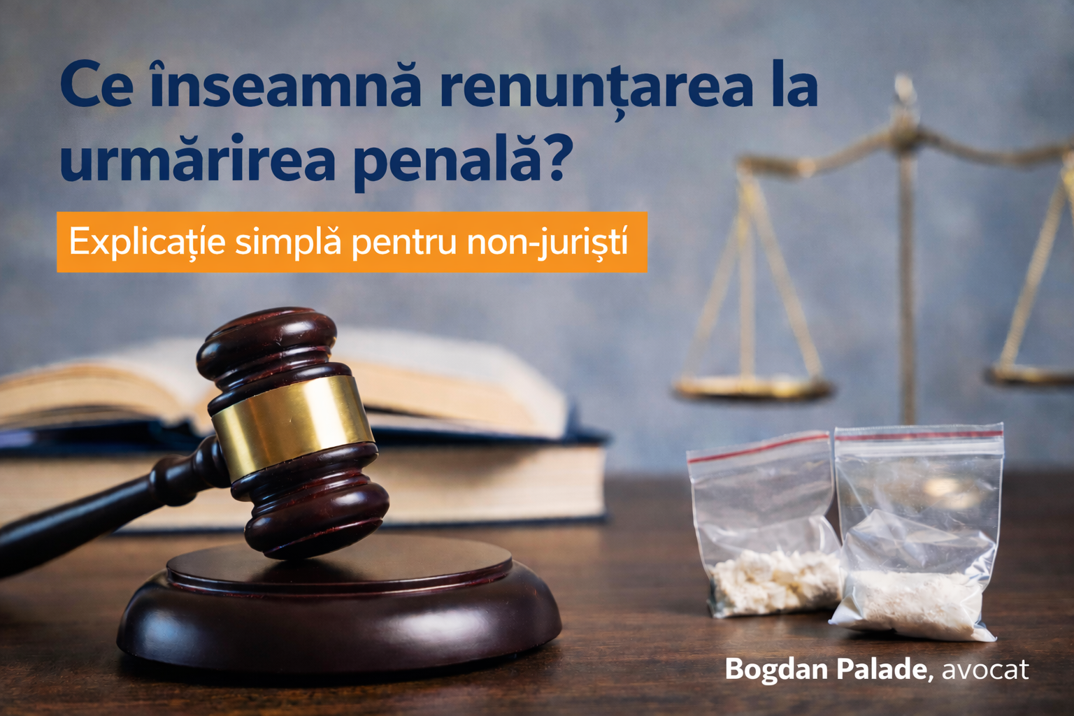 Renunțarea urmărire penală droguri de mare risc consum propriu