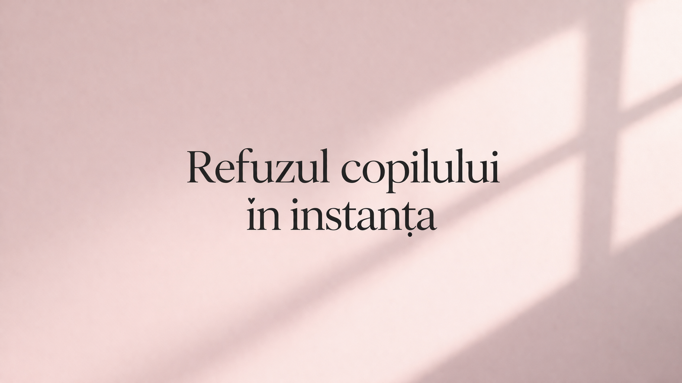 Copilul refuză să meargă la un părinte